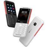 Nokia 5310 Dual SIM Keypad Phone with MP3 Player, Wireless FM Radio and Rear Camera with Flash | (Black/Red and White/Red)