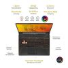 ASUS TUF Gaming F15 Core i5 10th Gen 8GB 512 GB SSD Black Plastic
