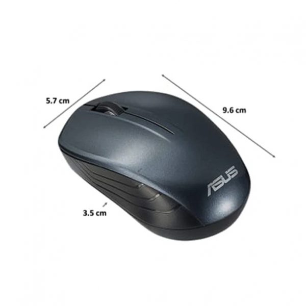 ASUS WT200 / WT200 Ergonomic Design, 1200 dpi Wireless Optical Mouse (2.4GHz Wireless, Blue)