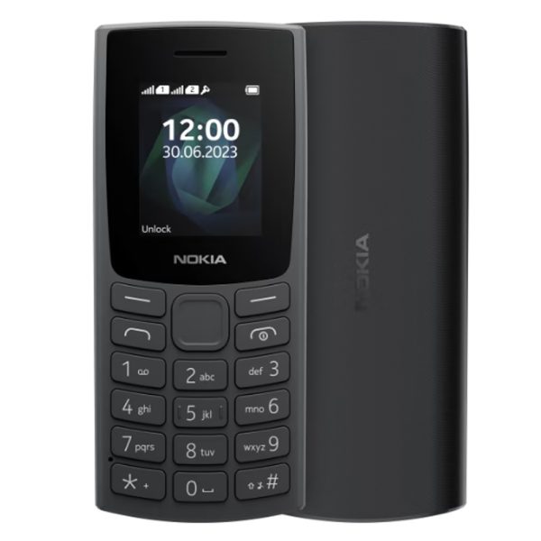 Nokia 105 Single and Dual Sim Charcoal Black