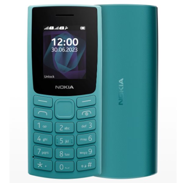 Nokia 105 Single and Dual Sim Cyan