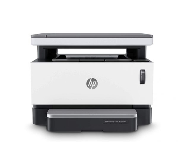 HP Neverstop 1200a Monochrome Laser Printer Print Copy Scan Mess Free Reloading colour printer