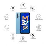 Samsung Galaxy M32 5G 6GB RAM 128GB sky blue easternlogica