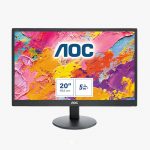 AOC 19.5 LED Widescreen Monitor E2070SWN Black