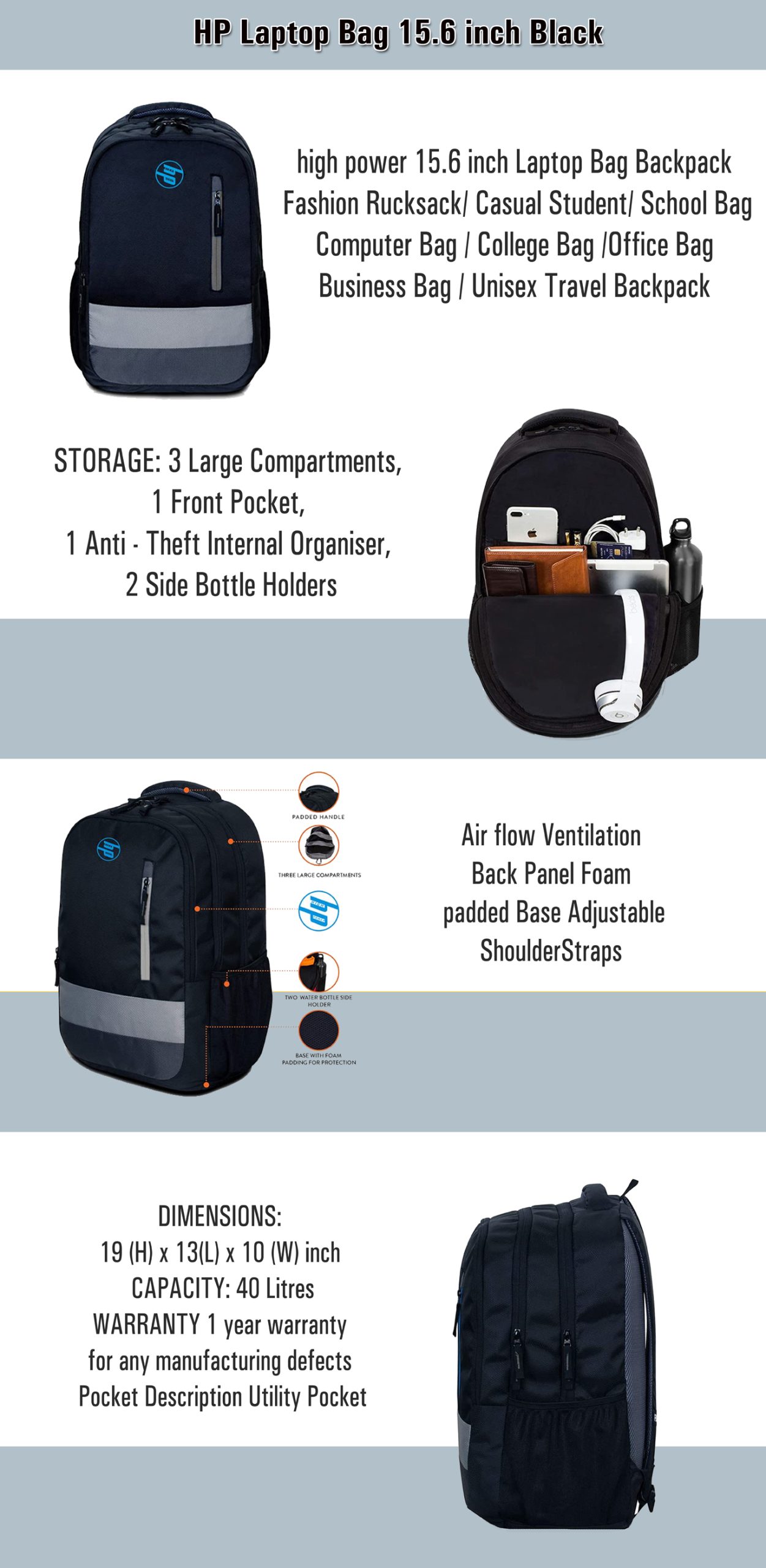 samdew Portable Printer Bag Backpack Compatible with India | Ubuy
