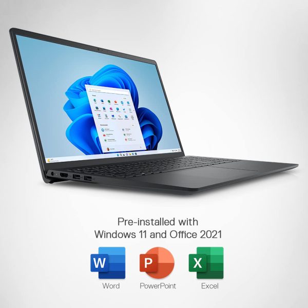 Buy Dell Inspiron 3520 D560871WIN9B Black 15-inch Laptop | Windows 11 and MS Office 2021 | Intel Core i5-1235U | 8GB RAM and 512GB SSD | FHD WVA AG 120Hz 250 Nits
