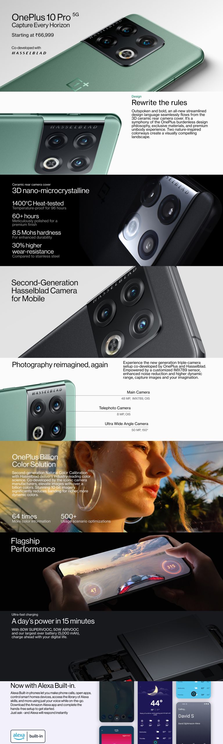 Buy OnePlus 10 Pro 5G (Volcanic Black 12GB RAM 256GB Storage)