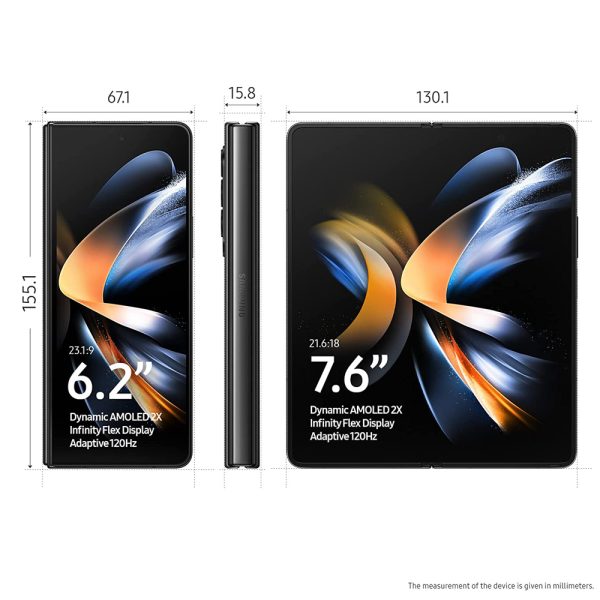 Buy Samsung Galaxy Z Fold4 5G Phantom Black (12GB RAM, 256GB Storage)