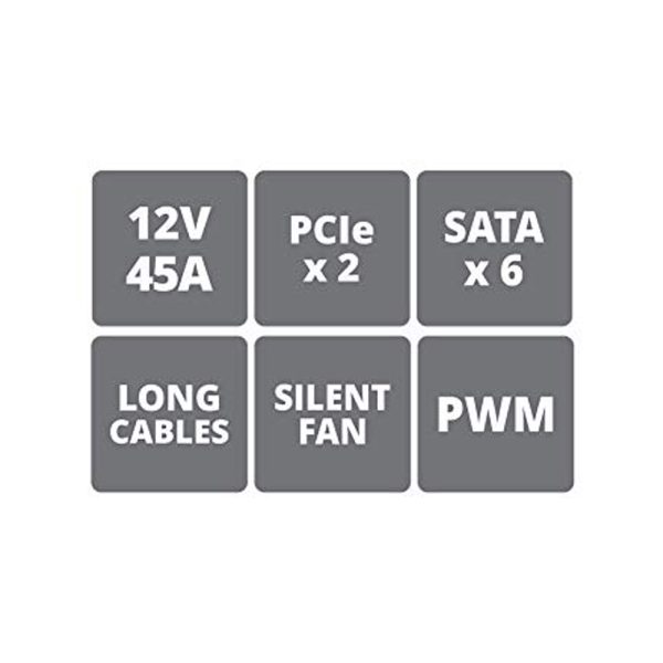 Buy ZEB-PGP600W (80 Plus) SMPS | ZEBRONICS Zeb-PGP600W 600 Watts PSU (Black)