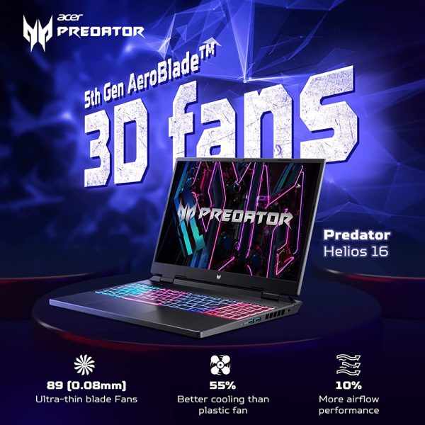 Buy Acer Predator Helios Neo 16 Gaming Laptop PHN16-71 | 13th Gen Intel Core i7 Processor with (16") WUXGA Display (16 GB/512 GB SSD/Windows 11 Home/NVIDIA® GeForce RTX™ 4050)