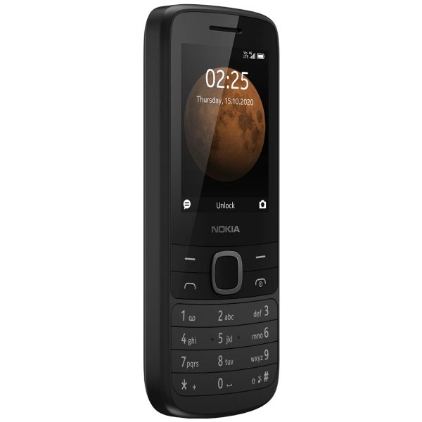 Buy Nokia 225 4G Dual SIM Feature Phone Black with Long Battery Life, Multiplayer Games, and Premium Finish
