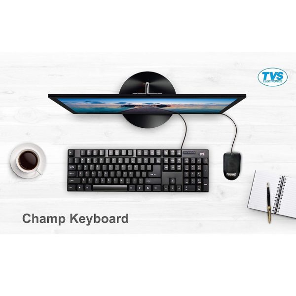 Buy TVS Electronics Champ Wired Keyboard Black